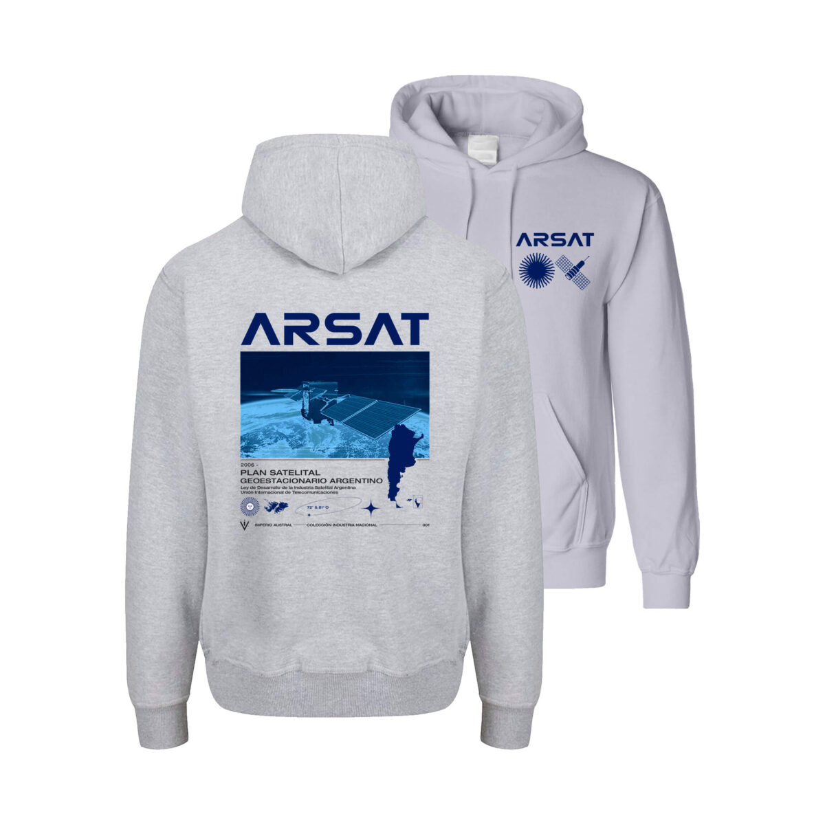 Buzo canguro ARSAT