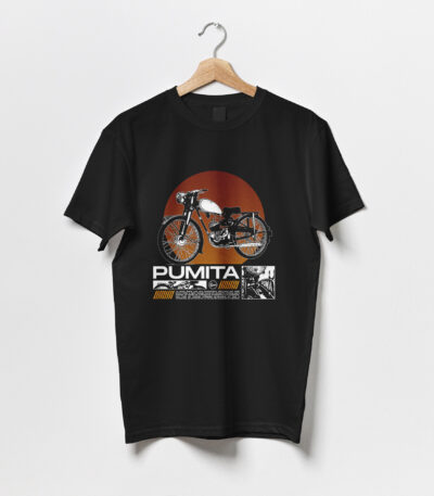 Remera Moto Puma negra