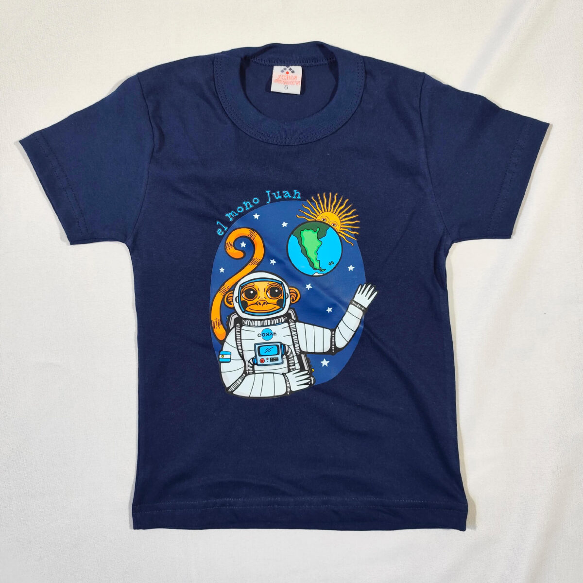 remera mono juan infantil