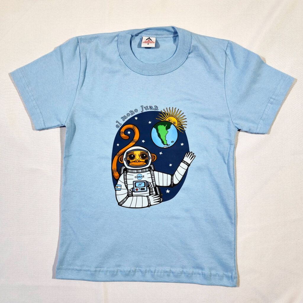 remera mono juan infantil
